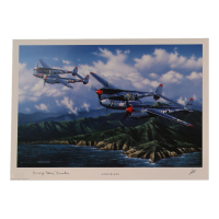 Marge Bong Drucker Signed 11.5x16 "A Pair Of Aces" Art Print (AIV) at PristineAuction.com