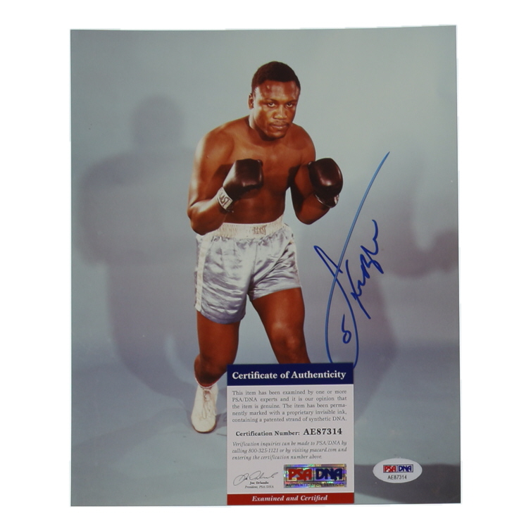 Joe Frazier Signed 8x10 Photo (PSA) at PristineAuction.com Joe Frazier Signed 8x10 Photo (PSA) at PristineAuction.com