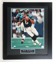 Mark Brunell Signed Jaguars Custom Framed Photo Display (JSA & NSD) at PristineAuction.com