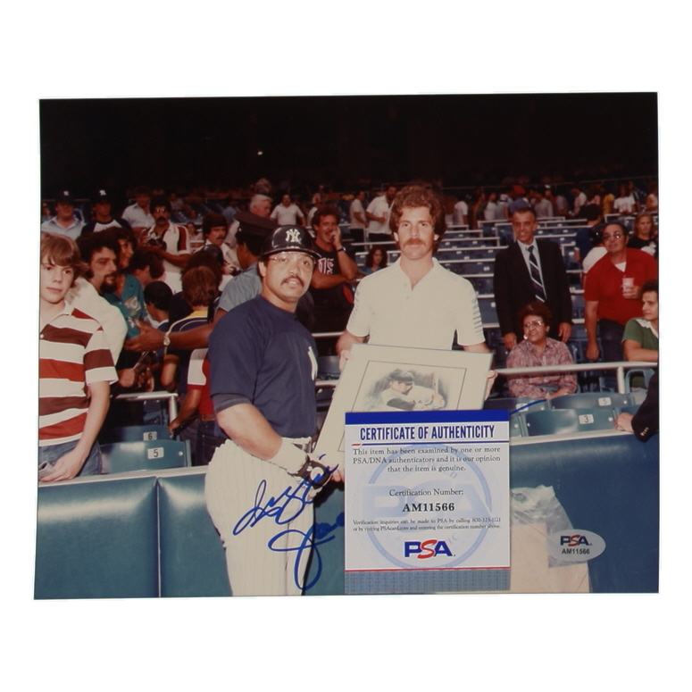 Reggie Jackson Signed Yankees 8x10 Photo (PSA) at PristineAuction.com Reggie Jackson Signed Yankees 8x10 Photo (PSA) at PristineAuction.com