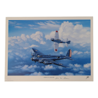 Joe M. Bean Signed 11.5x16 "Birth Of A Legend" Art Print (AIV) at PristineAuction.com