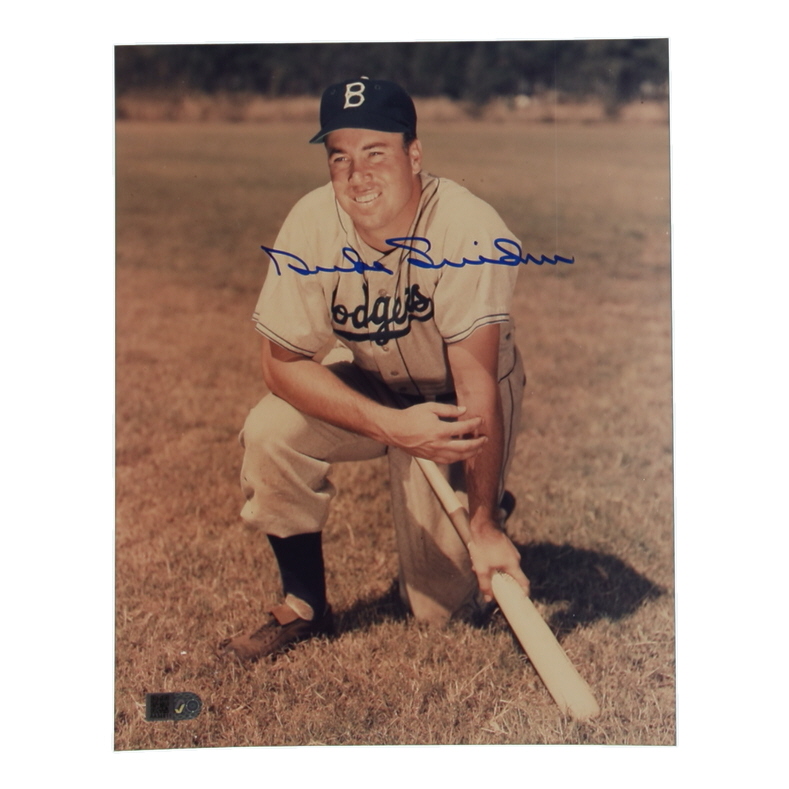 Duke Snider Signed Dodgers 8x10 Photo (AIV) at PristineAuction.com Duke Snider Signed Dodgers 8x10 Photo (AIV) at PristineAuction.com