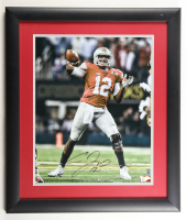 Cardale Jones Signed Ohio State Buckeyes Custom Framed Photo Display (Jones) at PristineAuction.com