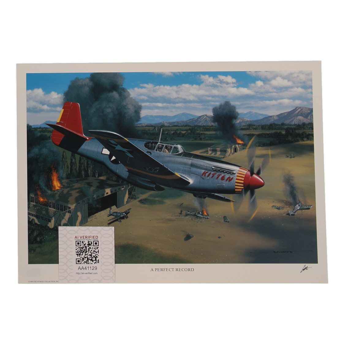 Charles McGee Signed 11.5x16 "A Perfect Record" Art Print (AIV) at PristineAuction.com Charles McGee Signed 11.5x16 "A Perfect Record" Art Print (AIV) at PristineAuction.com