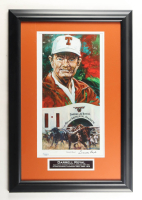 Darrell Royal Signed Texas Longhorns Custom Framed Photo Display (Sports Collectibles) at PristineAuction.com