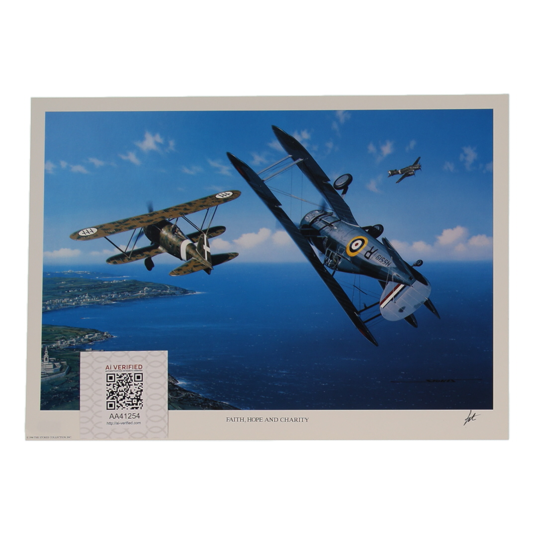 James Pickering Signed 11.5x16 "Faith, Hope And Charity" Art Print With Rank Inscription (AIV) at PristineAuction.com James Pickering Signed 11.5x16 "Faith, Hope And Charity" Art Print With Rank Inscription (AIV) at PristineAuction.com