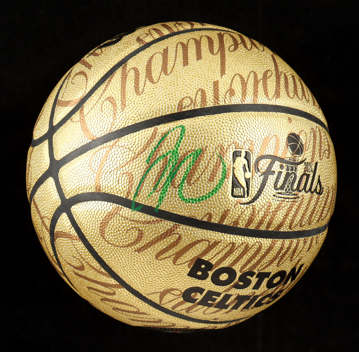 Jayson Tatum Signed Celtics 2024 NBA Champions Logo Basketball (Fanatics) at PristineAuction.com Jayson Tatum Signed Celtics 2024 NBA Champions Logo Basketball (Fanatics) at PristineAuction.com