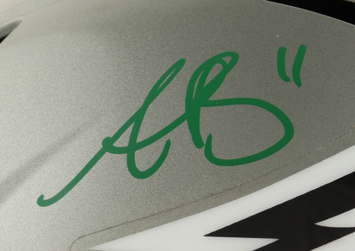 A. J. Brown Signed Eagles Full-Size Flash Alternate Speed Helmet (Beckett) at PristineAuction.com A. J. Brown Signed Eagles Full-Size Flash Alternate Speed Helmet (Beckett) at PristineAuction.com