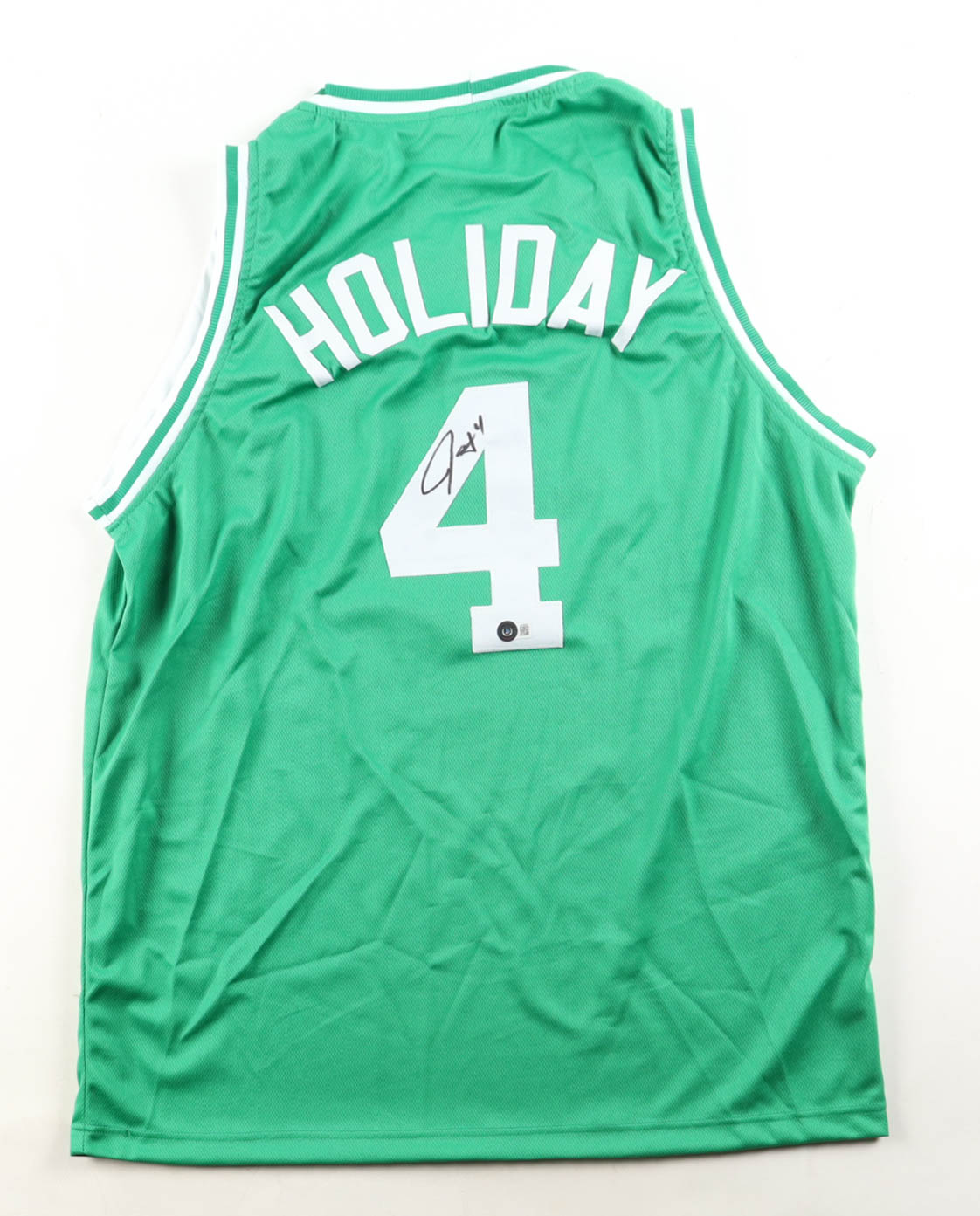 Jrue Holiday Signed Jersey (Beckett) at PristineAuction.com Jrue Holiday Signed Jersey (Beckett) at PristineAuction.com