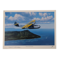 Cole L. Windham Signed 11.5x16 "Wings Over Waikiki" Art Print (AIV) at PristineAuction.com