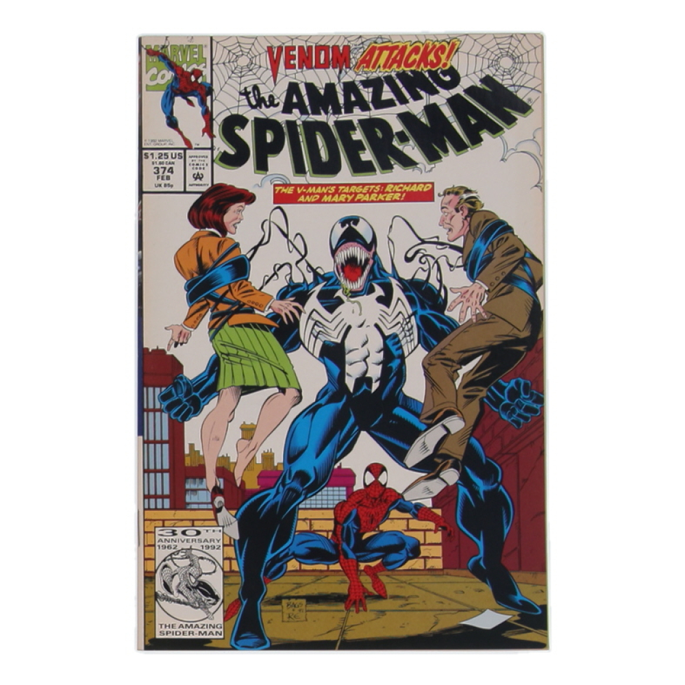 1993 "The Amazing Spider-Man" Issue #374 Marvel Comic Book at PristineAuction.com