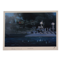 Stanley Kalina Signed 11.5x16 "Battleship Row" Art Print (AIV) at PristineAuction.com