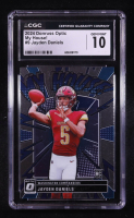 Jayden Daniels 2024 Panini Donruss Optic My House! #9 RC (CGC 10) at PristineAuction.com