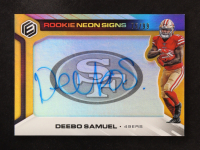 Deebo Samuel 2019 Panini Elements Rookie Neon Signs Orange #14 RC #75/99 at PristineAuction.com