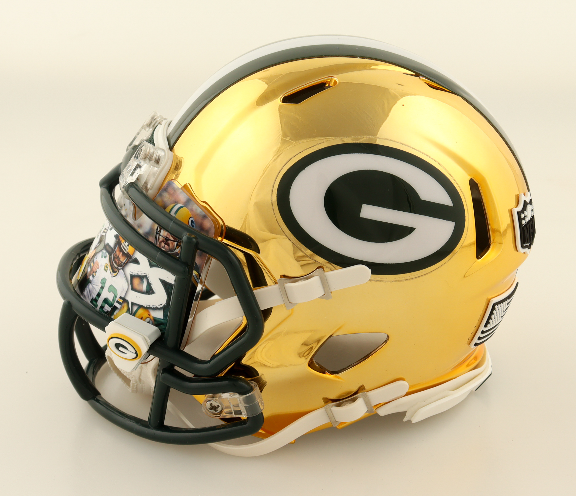 Jordan Love Signed Packers Chrome Alternate Speed Mini Helmet (Beckett) at PristineAuction.com Jordan Love Signed Packers Chrome Alternate Speed Mini Helmet (Beckett) at PristineAuction.com