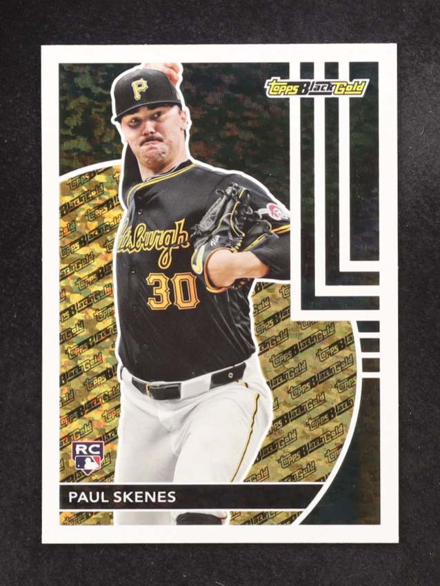 Paul Skenes 2024 Topps Update Black Gold #BG17 RC at PristineAuction.com Paul Skenes 2024 Topps Update Black Gold #BG17 RC at PristineAuction.com