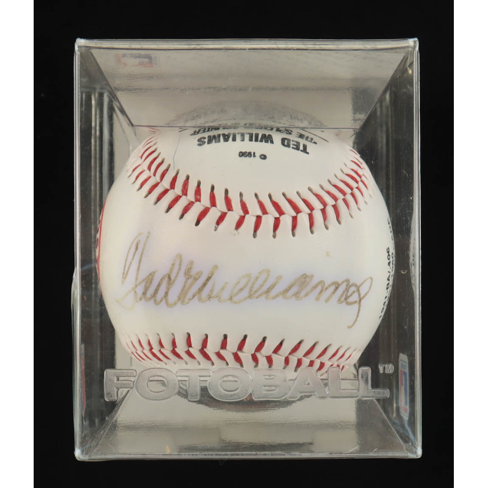 Ted Williams Signed Fotoball Autograph Series Baseball (Fotoball) at PristineAuction.com
