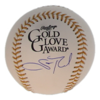 Scott Rolen Signed Gold Glove Award Logo Baseball (JSA) at PristineAuction.com