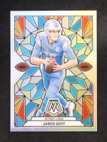 Jared Goff 2024 Panini Mosaic Stained Glass #6 at PristineAuction.com