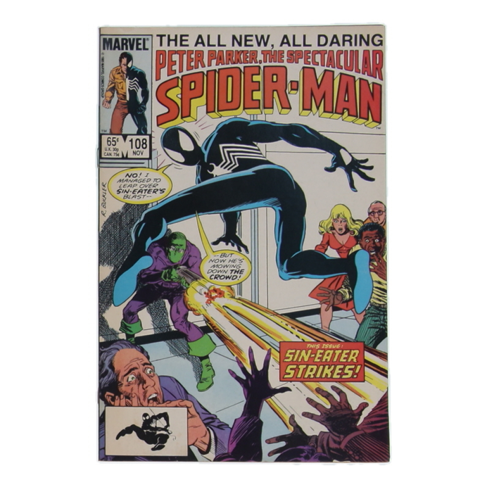 1985 "The Spectacular Spider-Man" Issue #108 Marvel Comic Book at PristineAuction.com