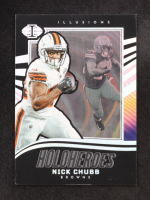 Nick Chubb 2023 Panini Illusions HoloHeroes #26 at PristineAuction.com