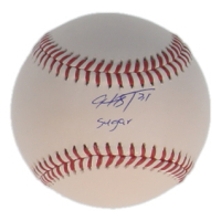 Edwin Diaz Signed OML Logo Baseball Inscribed "Sugar" (JSA) at PristineAuction.com
