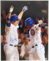 Bryan LaHair & Starlin Castro Signed Cubs 16x20 Photo (Schwartz) at PristineAuction.com