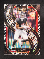 Kyle Pitts 2024 Select Prizm Zebra Shock #178 at PristineAuction.com