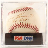 Jose Canseco Signed OML Baseball with Display Case Inscribed "86 ROY" (PSA | Autograph Grade 7.5) at PristineAuction.com