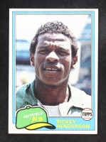 Rickey Henderson 1981 Topps #261 at PristineAuction.com