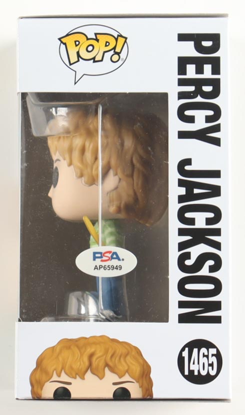 Walker Scobell Signed "Percy Jackson and the Olympians" #1465 Percy Jackson Funko Pop! Vinyl Figure (PSA) at PristineAuction.com Walker Scobell Signed "Percy Jackson and the Olympians" #1465 Percy Jackson Funko Pop! Vinyl Figure (PSA) at PristineAuction.com