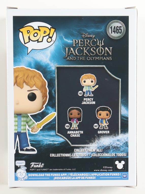 Walker Scobell Signed "Percy Jackson and the Olympians" #1465 Percy Jackson Funko Pop! Vinyl Figure (PSA) at PristineAuction.com Walker Scobell Signed "Percy Jackson and the Olympians" #1465 Percy Jackson Funko Pop! Vinyl Figure (PSA) at PristineAuction.com