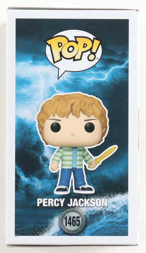 Walker Scobell Signed "Percy Jackson and the Olympians" #1465 Percy Jackson Funko Pop! Vinyl Figure (PSA) at PristineAuction.com Walker Scobell Signed "Percy Jackson and the Olympians" #1465 Percy Jackson Funko Pop! Vinyl Figure (PSA) at PristineAuction.com