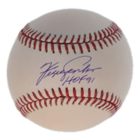 Ferguson Jenkins Signed OML Logo Baseball Inscribed "HOF 91" (PSA) at PristineAuction.com