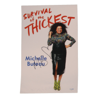 Michelle Buteau Signed "Survival of the Thickest" 11x17 Photo (ACOA) at PristineAuction.com