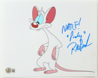 Rob Paulsen Signed "Pinky & the Brain" 8x10 Photo Inscribed "Narf!" & "Pinky" (Beckett) at PristineAuction.com