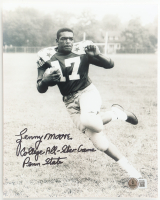Lenny Moore Signed Penn State Nittany Lions 8x10 Photo Inscribed "College All-Star Game Penn State" (Beckett) at PristineAuction.com