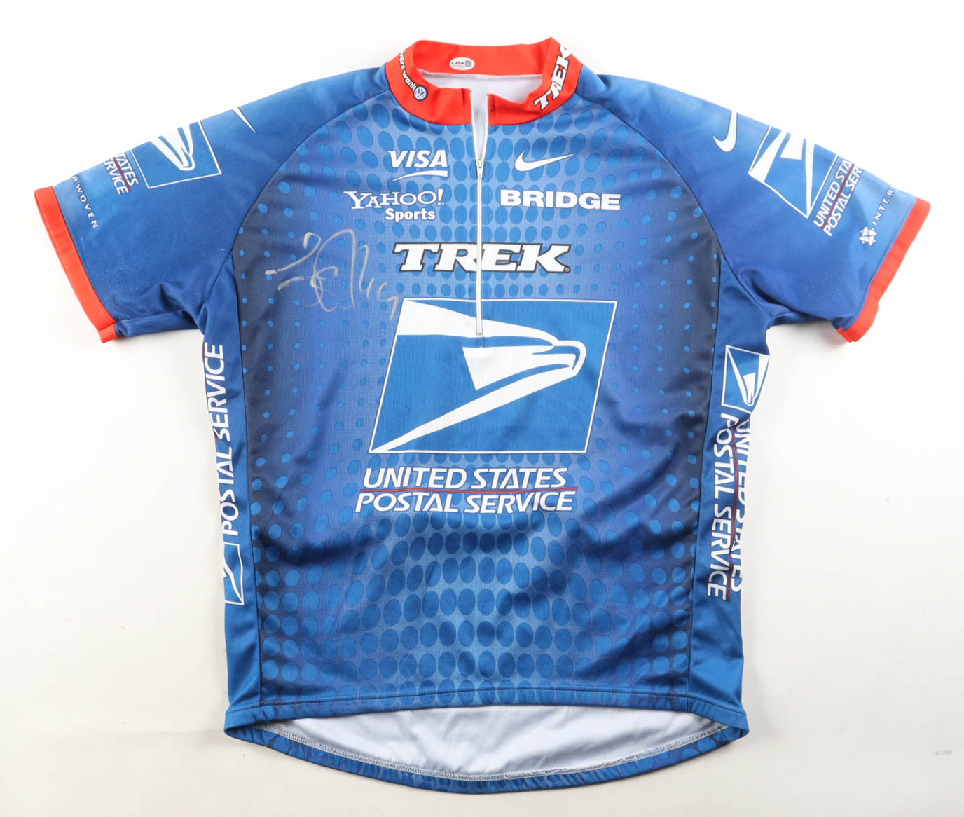 Lance Armstrong Signed Cycling Jersey (JSA) at PristineAuction.com Lance Armstrong Signed Cycling Jersey (JSA) at PristineAuction.com