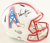 Warren Moon Signed Oilers Full-Size Speed Helmet Inscribed "HOF 06" (JSA) at PristineAuction.com