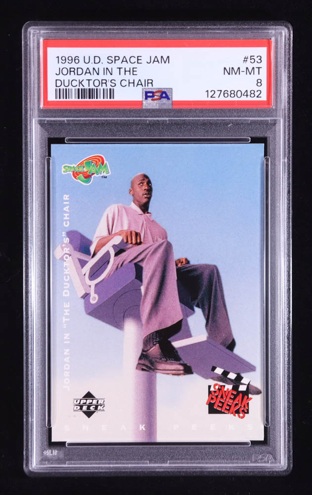 Michael Jordan 1996-97 Upper Deck Space Jam #53 (PSA 8) at PristineAuction.com Michael Jordan 1996-97 Upper Deck Space Jam #53 (PSA 8) at PristineAuction.com