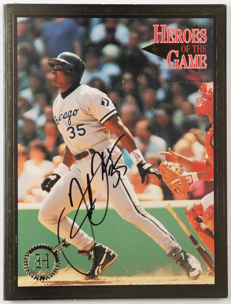 Frank Thomas Signed LE "Heroes of the Game" Collector's Edition Magazine (JSA) at PristineAuction.com Frank Thomas Signed LE "Heroes of the Game" Collector's Edition Magazine (JSA) at PristineAuction.com