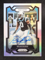 Brian Burns 2023 Panini Prizm Autographs Prizms Silver #39 at PristineAuction.com