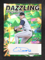 Caden Dana 2024 Leaf Vivid Dazzling Performers Green Ice Autographs #DP-CD1 #4/4 RC at PristineAuction.com