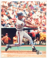Moises Alou Signed Expos 8x10 Photo (Beckett) at PristineAuction.com
