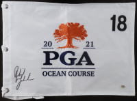 Phil Mickelson Signed 2021 PGA Open Course Golf Pin Flag (PSA) at PristineAuction.com