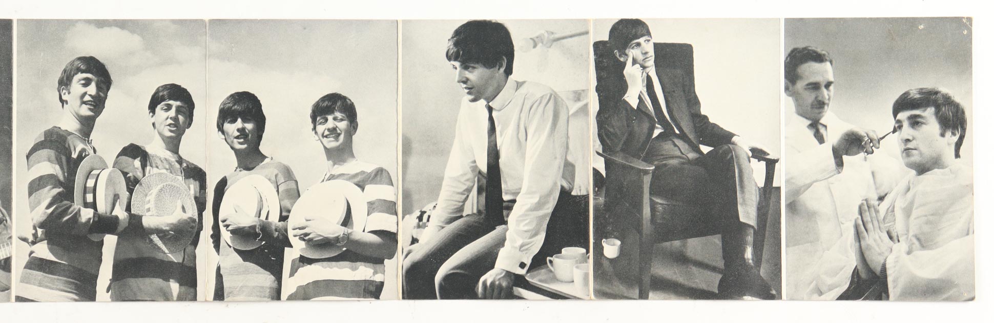 1964 "Beatles: Ringo, John, George, Paul" Original Vintage Photograph Booklet at PristineAuction.com 1964 "Beatles: Ringo, John, George, Paul" Original Vintage Photograph Booklet at PristineAuction.com