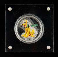 Disney "Pluto" 2014 Niue 1 Oz. .999 Fine Silver Colorized Coin at PristineAuction.com