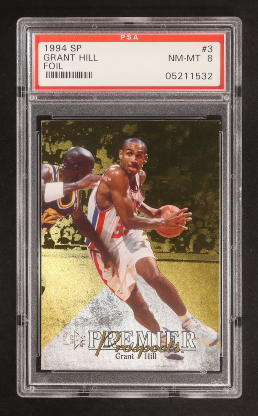 Grant Hill FOIL 1994-95 SP #3 RC (PSA 8) at PristineAuction.com Grant Hill FOIL 1994-95 SP #3 RC (PSA 8) at PristineAuction.com