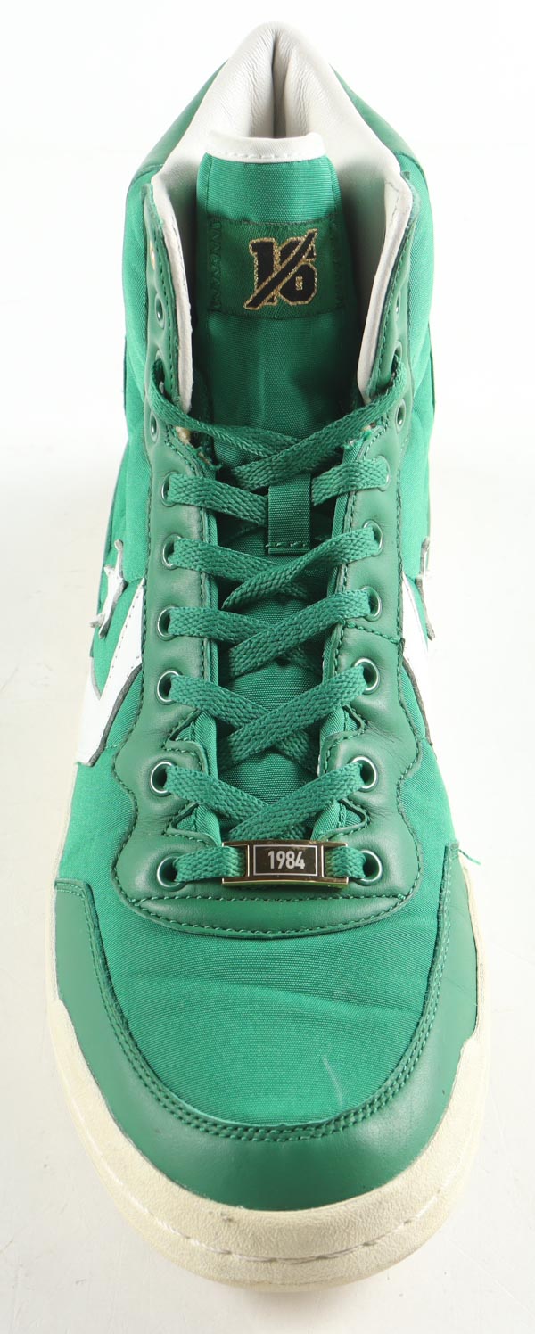 Larry Bird Signed Converse 1984 Boston Celtics Championship Special Edition Retired Basketball Shoe with Display Case (PSA) at PristineAuction.com Larry Bird Signed Converse 1984 Boston Celtics Championship Special Edition Retired Basketball Shoe with Display Case (PSA) at PristineAuction.com