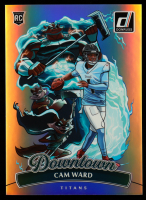 Cam Ward 2025 Donruss Downtown! Oversized #12 RC at PristineAuction.com